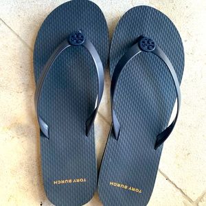 Tory Burch Mini Flip Flops Navy size 7
